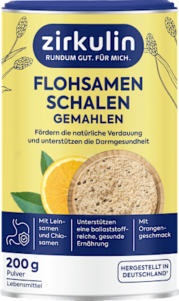 Flohsamenschalen gemahlen Plus, 200 g