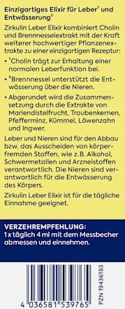 Leber Elixir, 120 ml Zirkulin