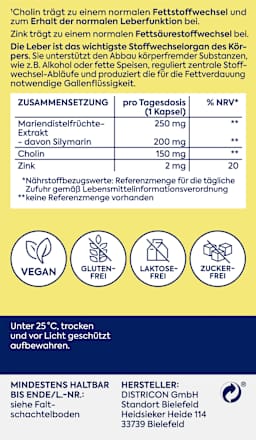 Lever Vital Capsules 30 stuks, 26 g