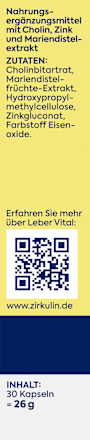 Leber Vital Kapseln 30 St, 26 g