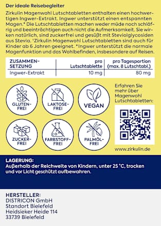 Magenwohl Zuigtabletten 20 stuks, 32 g