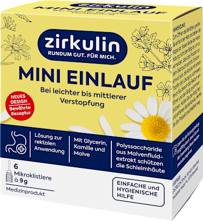 Mini-klysma, mini-klysma's, 6 stuks