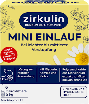 Mini-klysma, mini-klysma's, 6 stuks