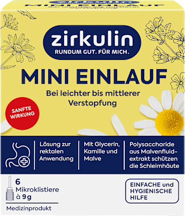 Mini-Einlauf, Mini-Klistiere, 6 St