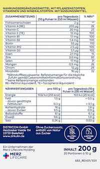 Vital Mikronährstoffe Super Greens Pulver, 200 g