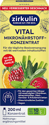 Vital Nährstoffkonzentrat, 200 ml