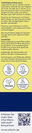 Vital Nährstoffkonzentrat, 200 ml Zirkulin