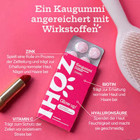 Kaugummi, Glow up Himbeer-Kirsche, zuckerfrei, 10 St