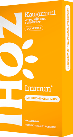 Kaugummi, Immun Zitrone, zuckerfrei, 10 St