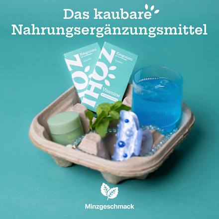 Kaugummi, Vitamine Minze, zuckerfrei, 10 St